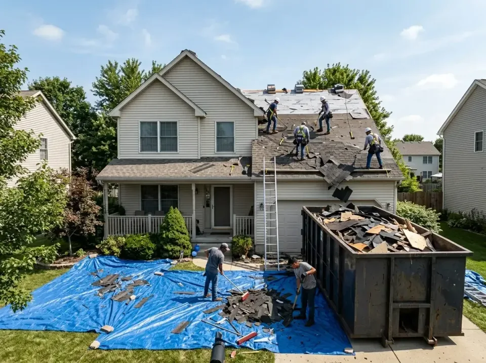 roof-replacement-debris-remova-004 — frequently asked questions, Cheapest Dumpster Rentals in Morrow, OH